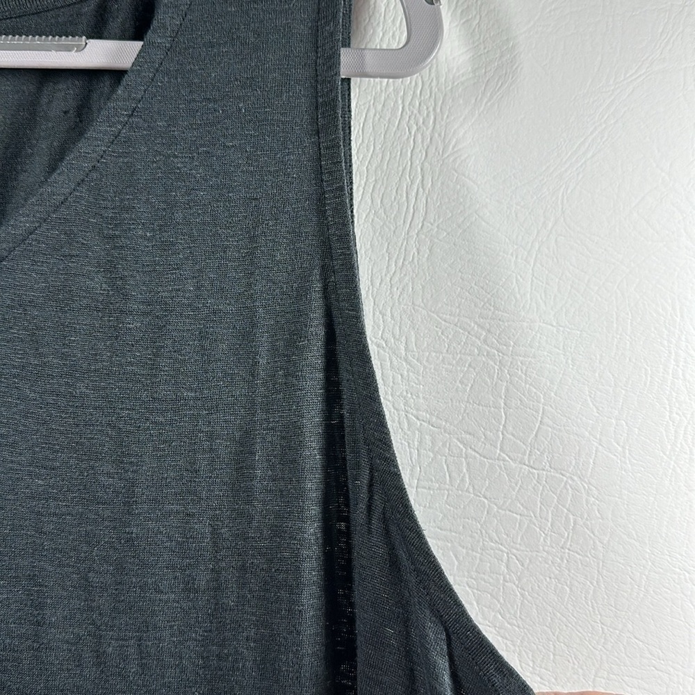 NWT Eileen Fisher Organic Linen Jersey Sleeveless Maxi Dress, XL - Picture 7 of 10